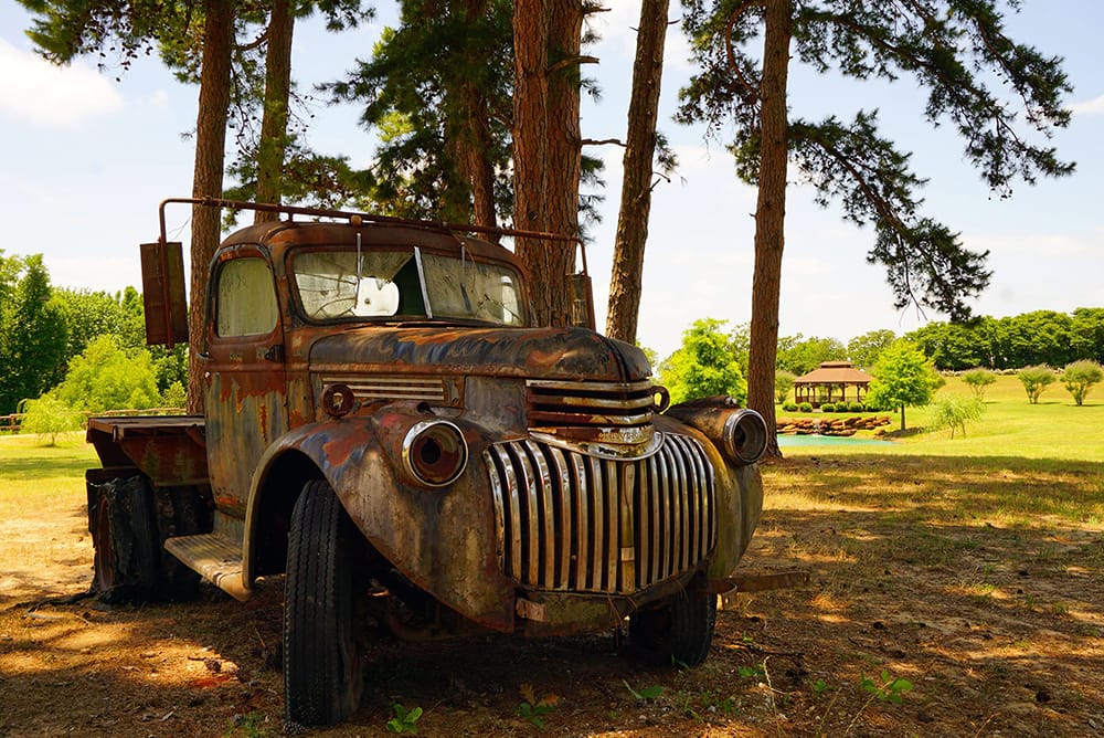 Our Vintage truck makes for great photos